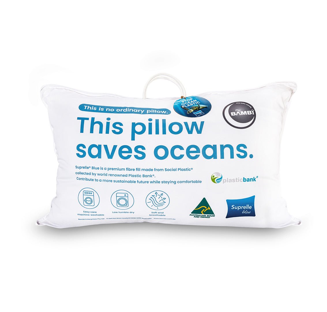 Bambi Advansa Suprelle Blue Plush Pillow - Mattress & Pillow SciencePillows