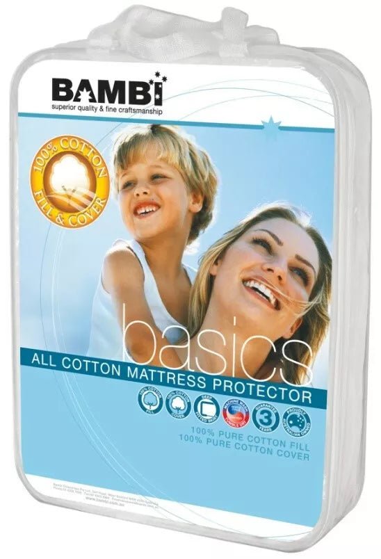 Bambi Cottina Cotton Quilted Mattress Protector - Mattress & Pillow ScienceProtection