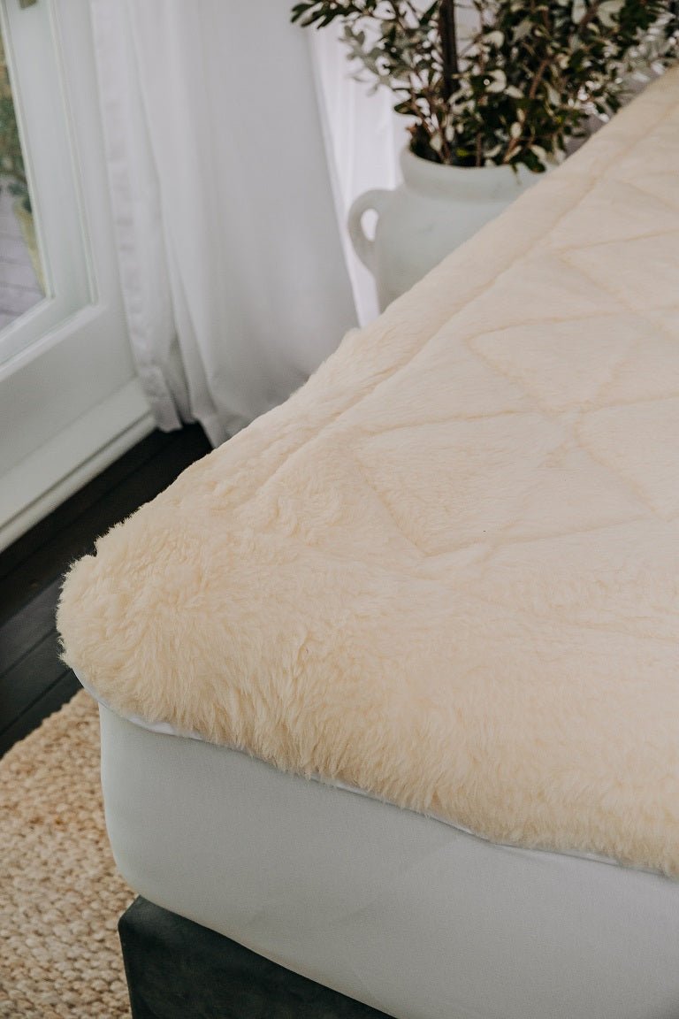 Bambi Matilda Wool On Wool Under Blanket With Reversible Cooton Side - Mattress & Pillow ScienceToppers