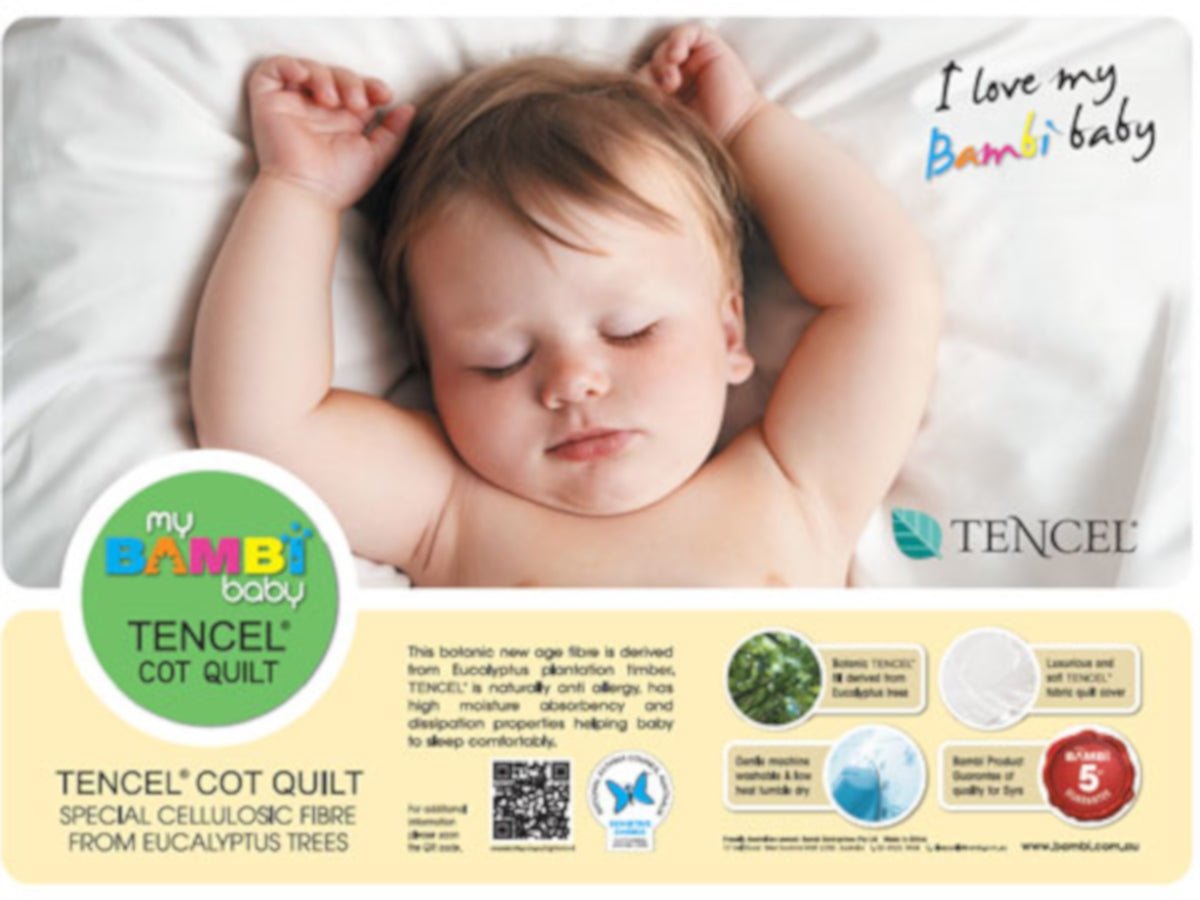 Bambi Tencel Cot Quilt - Mattress & Pillow ScienceQuilts & Doonas