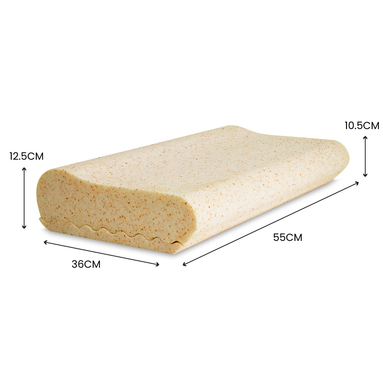 Somna Medica Copper Infused Gentle Contour Adjustable Pillow