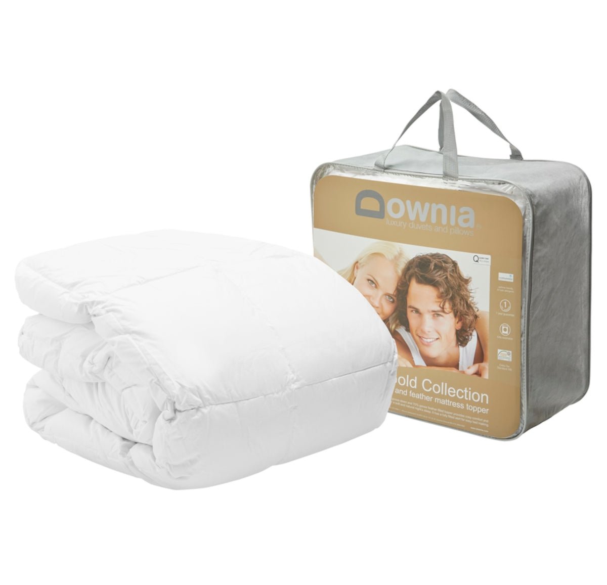 Downia Gold Collection Down and Feather Mattress Topper - Mattress & Pillow ScienceToppers