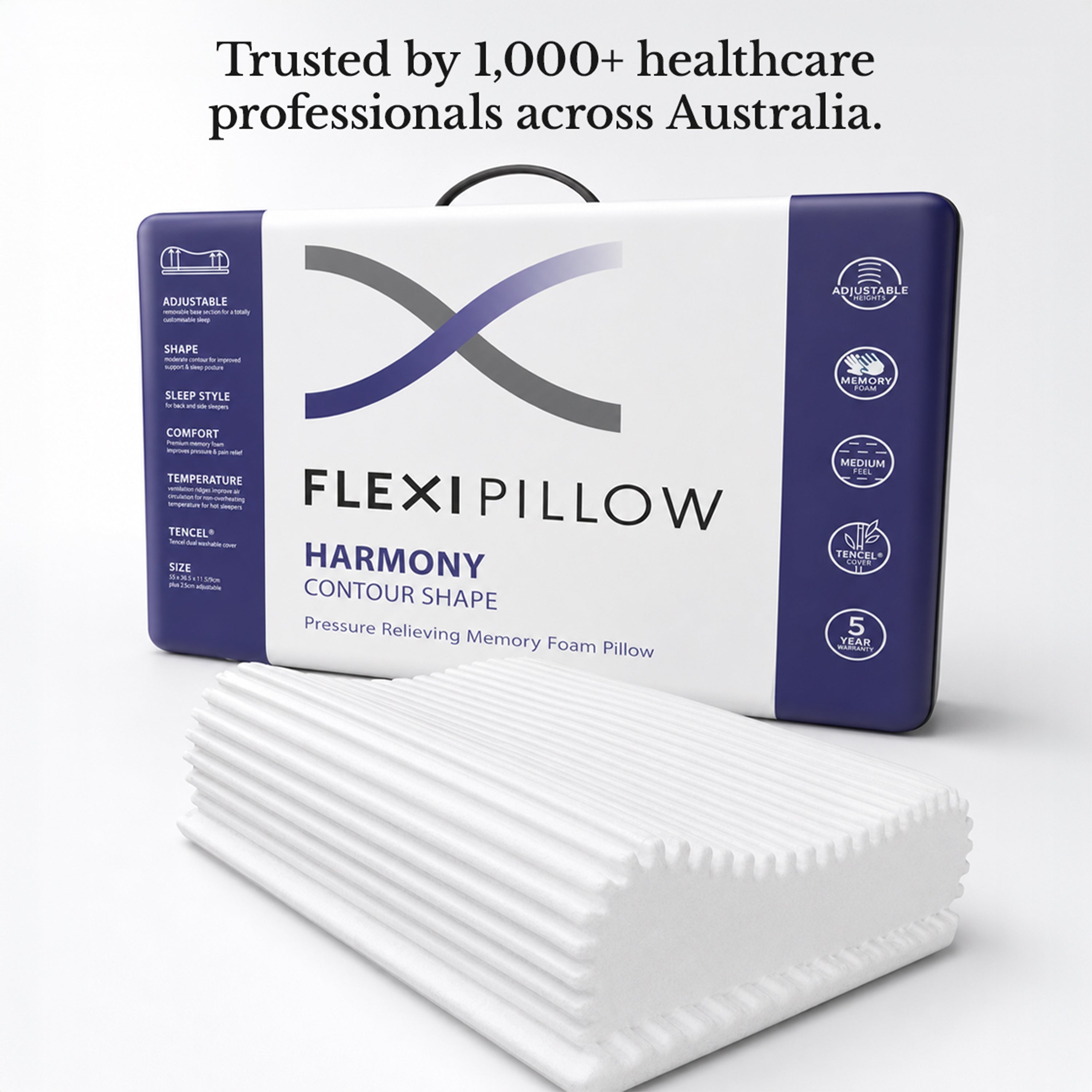 Flexi Pillow - Harmony - Mattress & Pillow SciencePillows