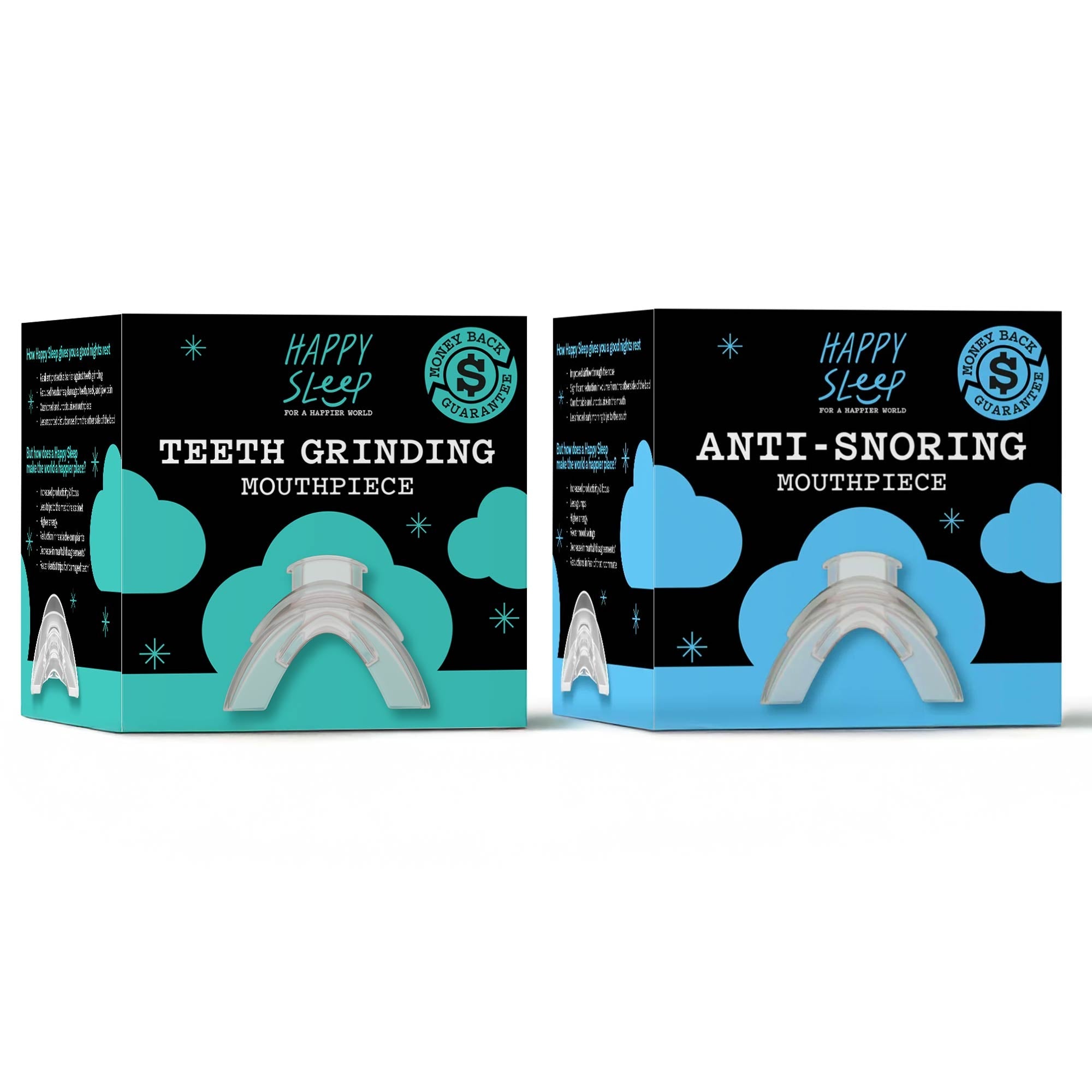 Happy Sleep Anti - Snoring and Anti - Grinding Mouthpieces - Mattress & Pillow ScienceSleep Aids