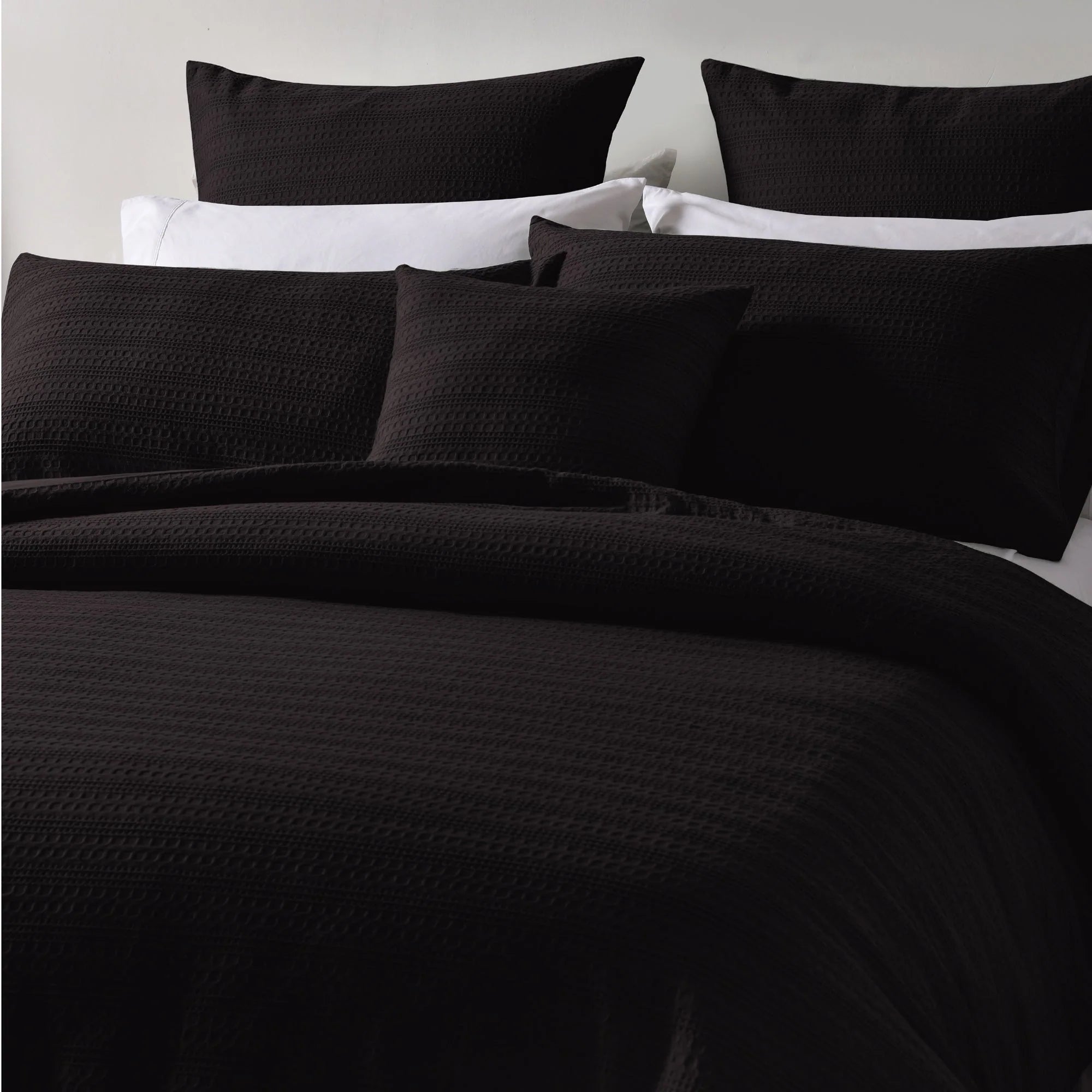 Kahlani Quilt Cover Set Chocolate - Mattress & Pillow ScienceQuilt Cover Set