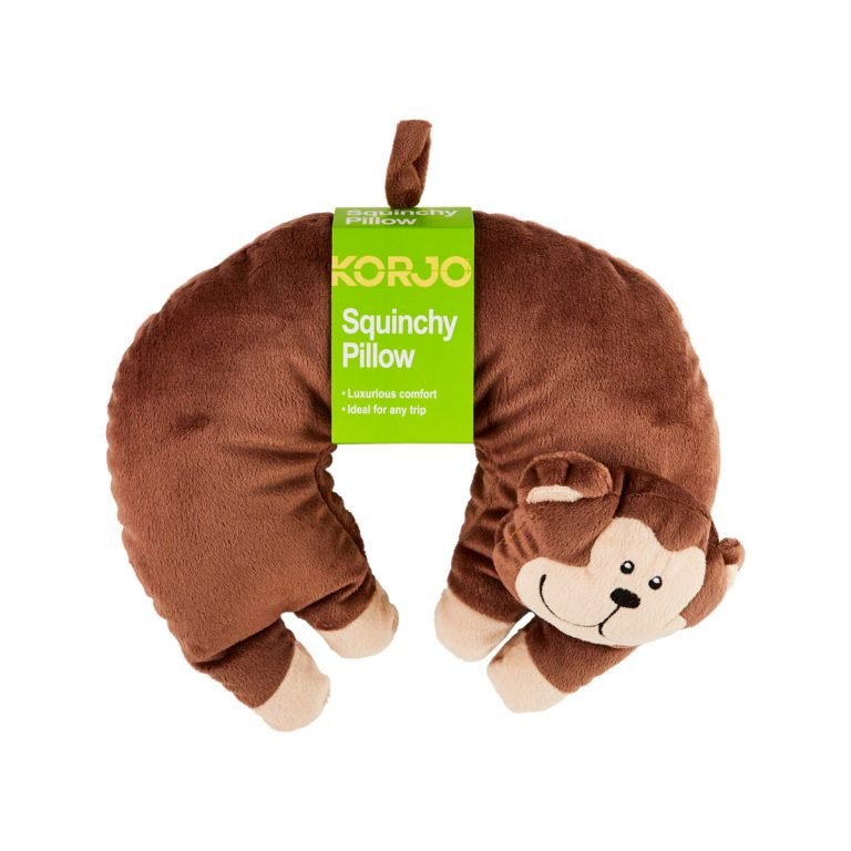 Korjo SQUINCHY PILLOW KIDS MONKEY - Mattress & Pillow ScienceTravel