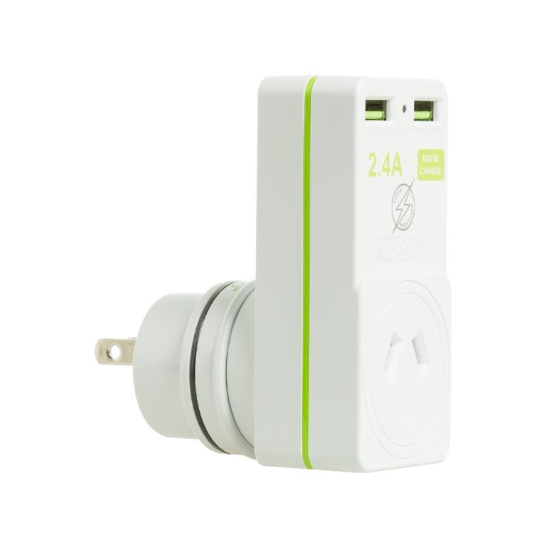 Korjo USB & POWER ADAPTOR - HOME & JAPAN - Mattress & Pillow ScienceTravel