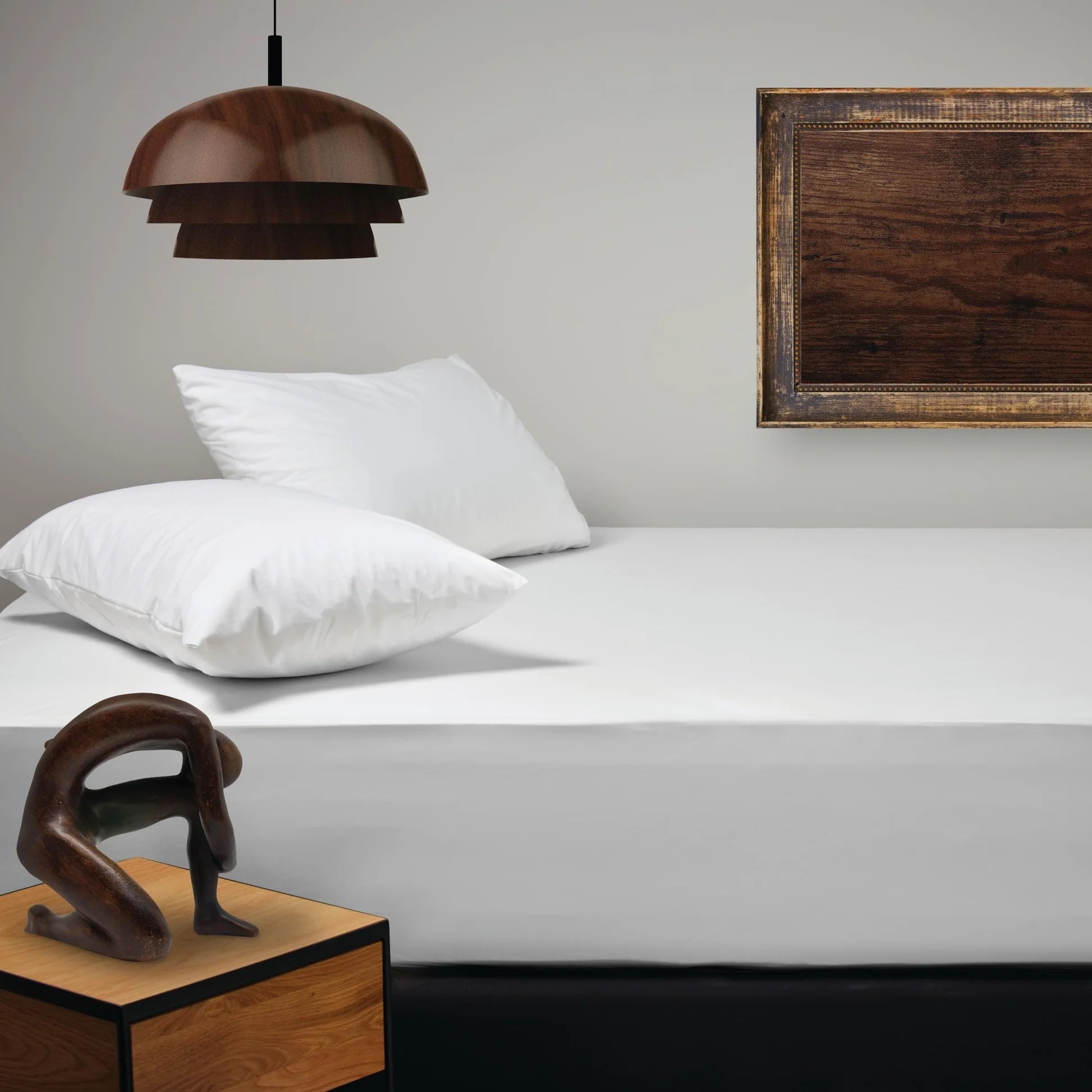 Natures Sleep - White Waterproof Sheet Set - Mattress & Pillow ScienceProtection