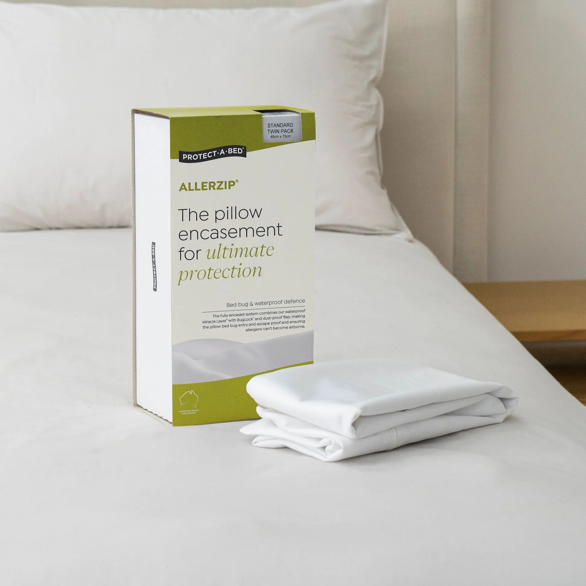 Protect - A - Bed Allerzip Pillow Protector - Mattress & Pillow ScienceProtection