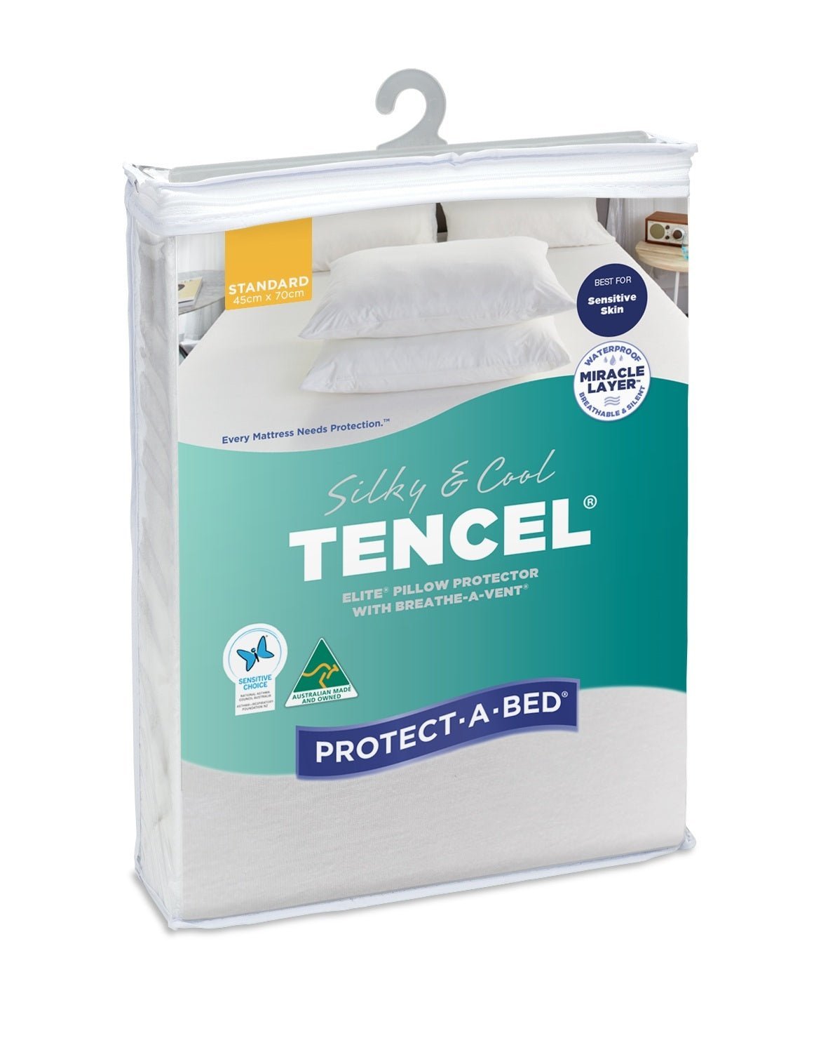 Protect - A - Bed ELITE Kids/Travel Pillow Protector - Mattress & Pillow ScienceProtection