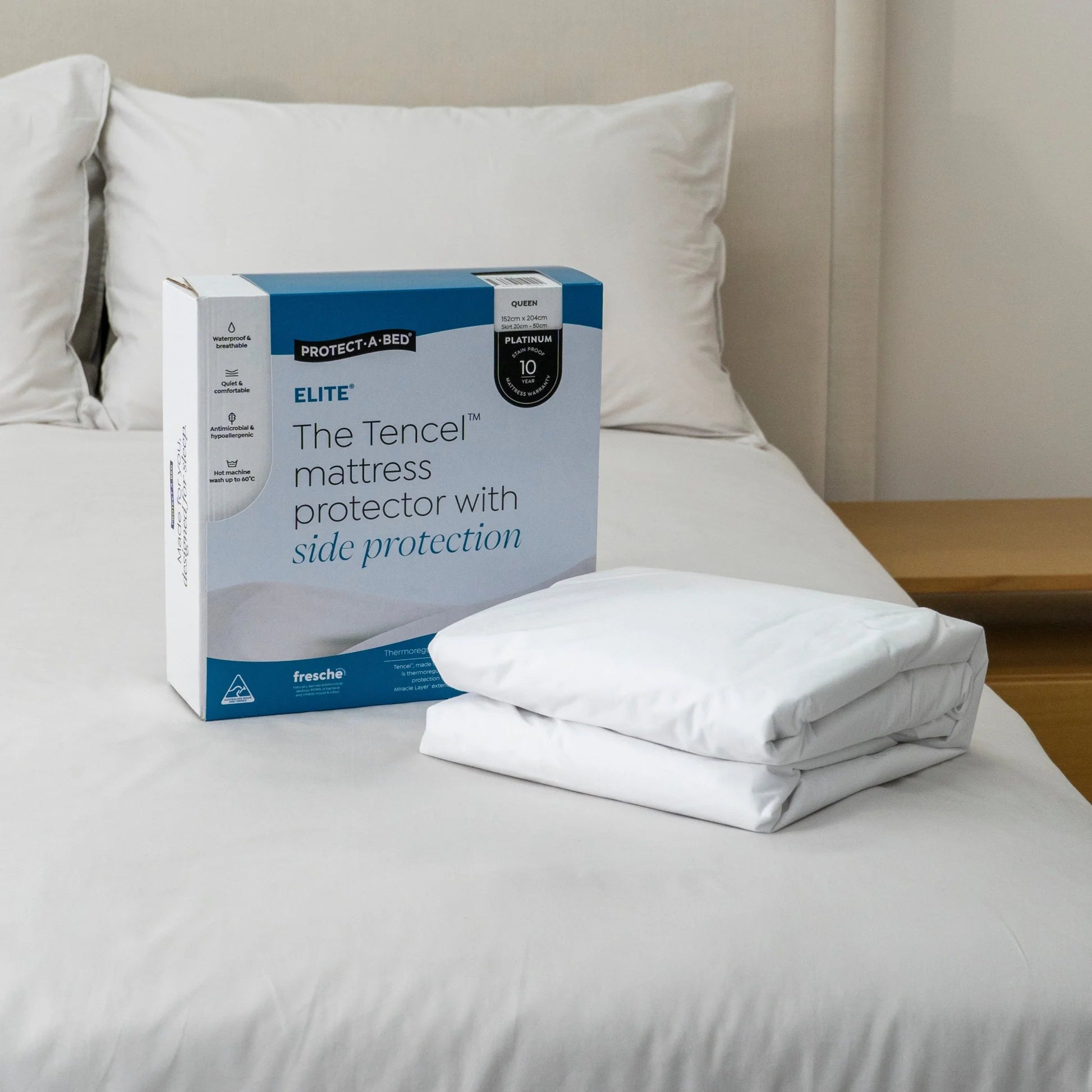 Protect - A - Bed Tencel Elite Mattress Protector - Mattress & Pillow ScienceProtection