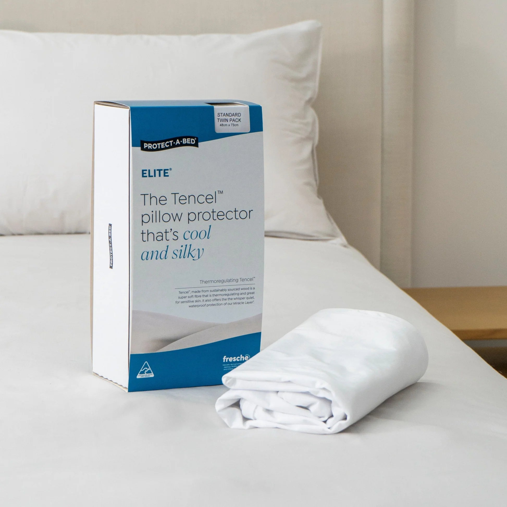 Protect - A - Bed Tencel Elite Pillow Protector - Mattress & Pillow ScienceProtection