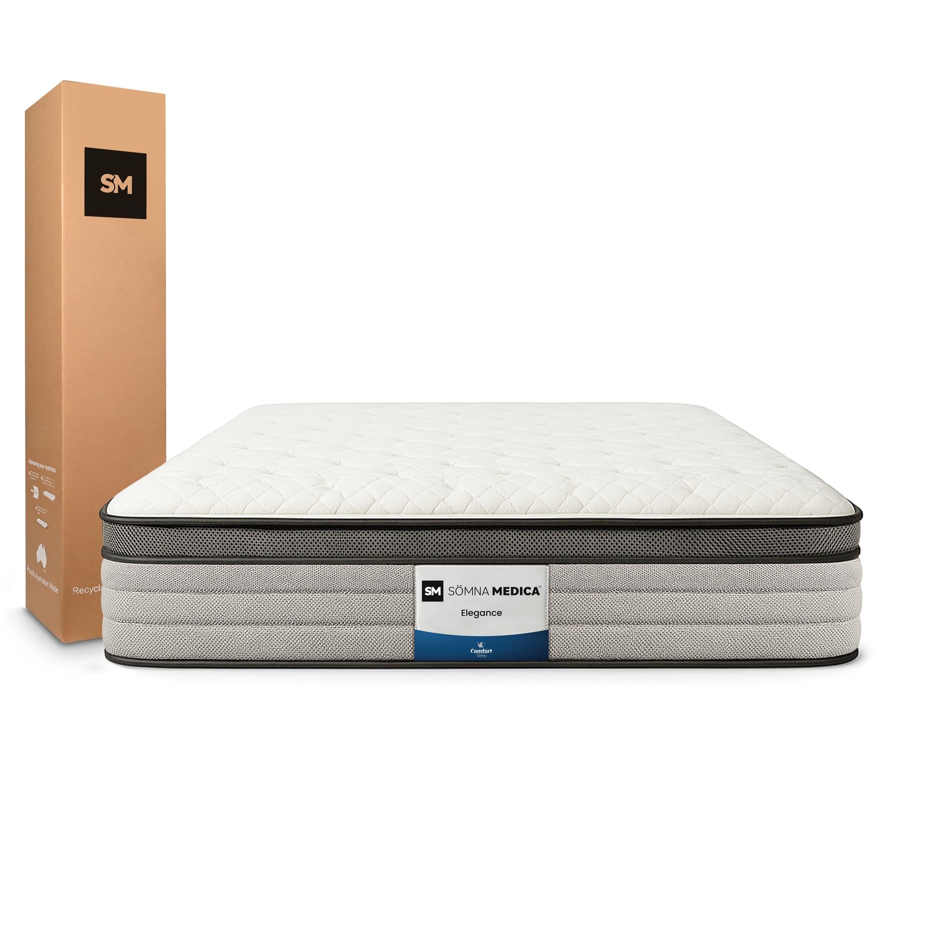 Somna Medica Elegance Medium Mattress - Mattress & Pillow ScienceMattresses