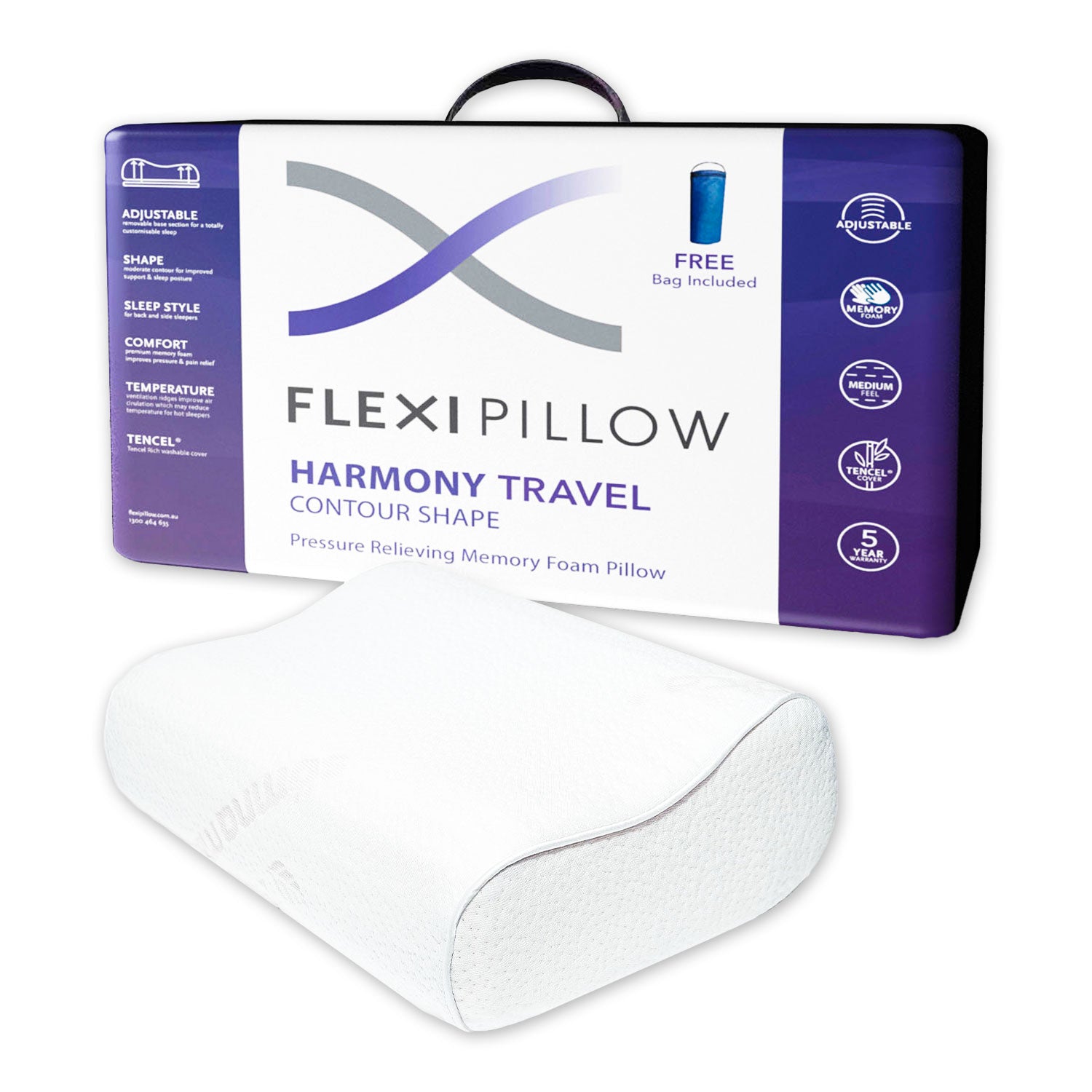 Flexi Pillow - Harmony Travel Pillow