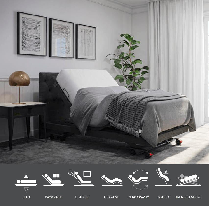 Aspire - ComfiMotion Activ Care UltraLow Bed - Mattress & Pillow ScienceAdjustable Bases