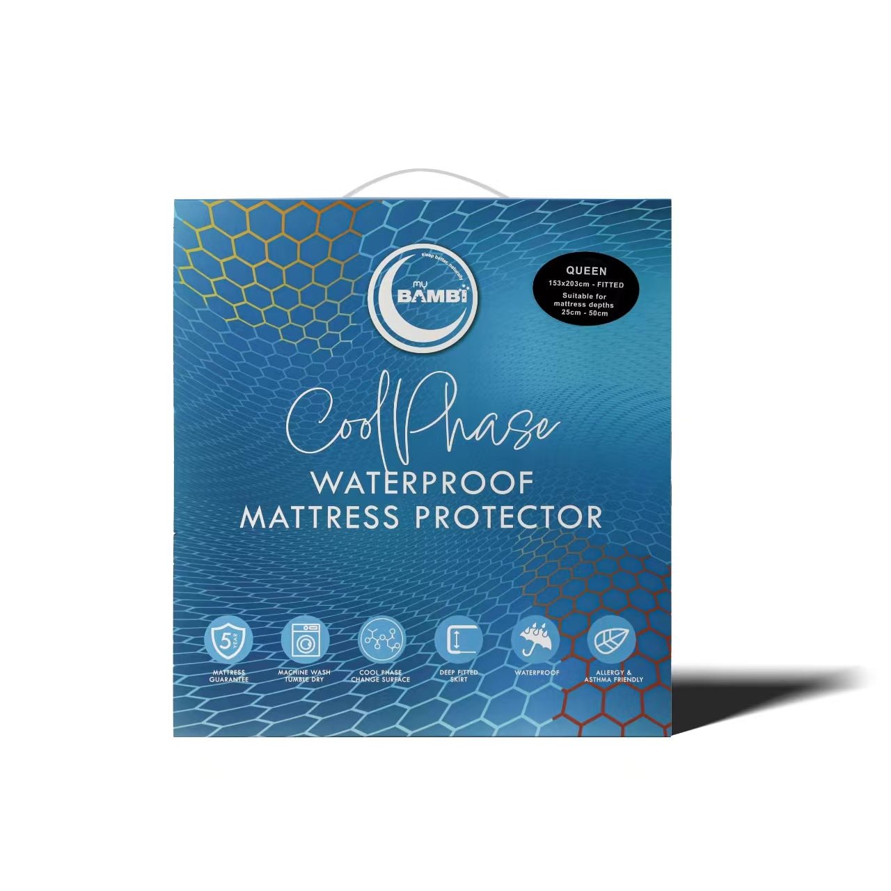 Bambi Coolphase Waterproof Mattress Protector - Mattress & Pillow ScienceProtection