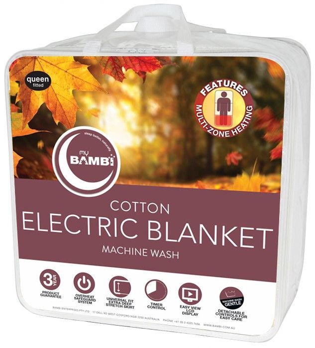 Bambi Cotton Electric Blanket - Mattress & Pillow ScienceElectric Blankets