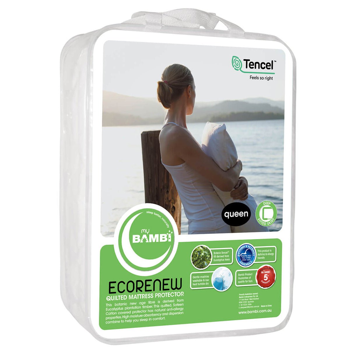 Bambi Eco Renew Tencel Plant Fibre Fill Quilt Vegan 430GSM High - Mattress & Pillow ScienceQuilts & Doonas