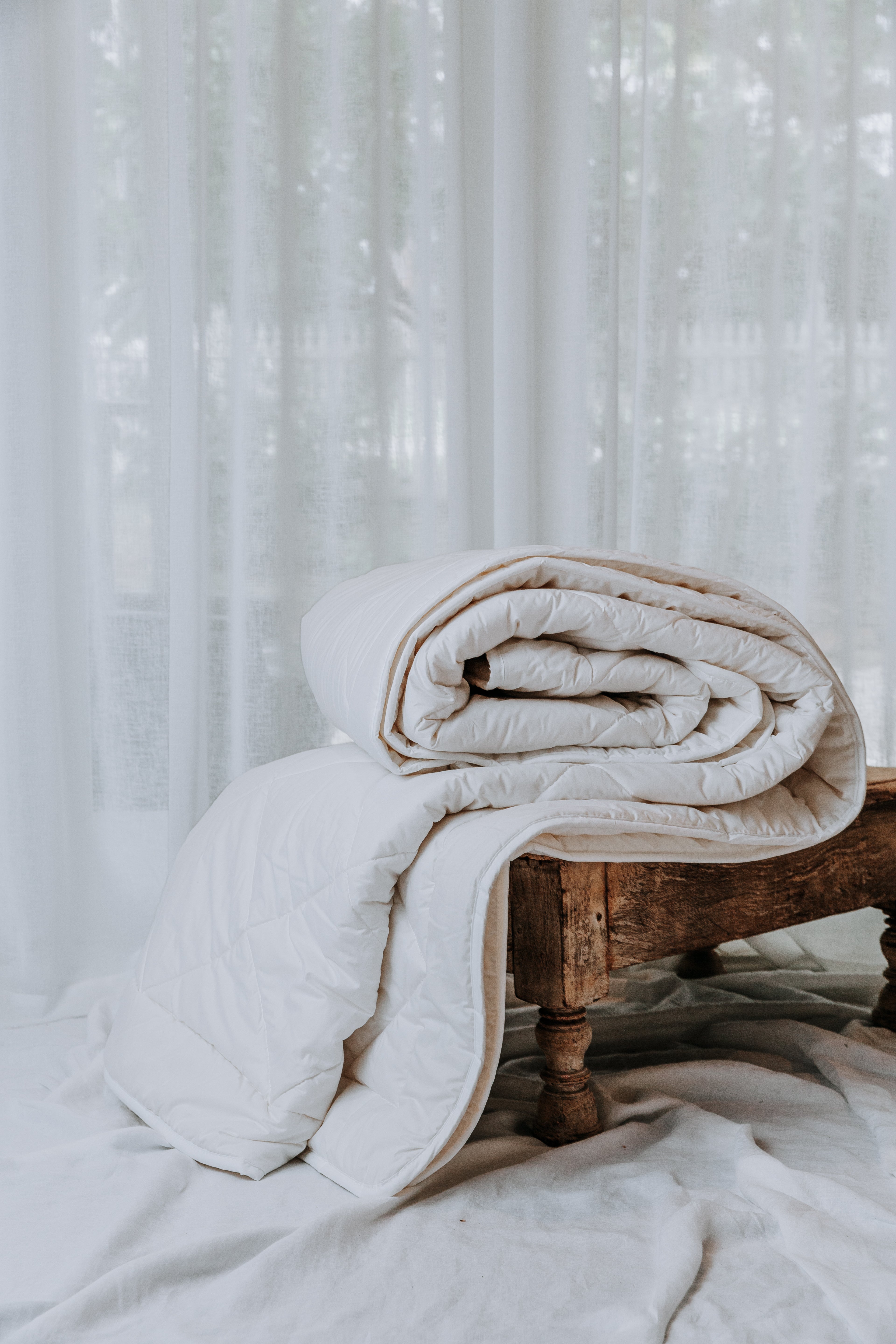 Bambi Sorrento Wool Quilt With Cotton Percale Cover 430GSM High Loft - Mattress & Pillow ScienceQuilts & Doonas