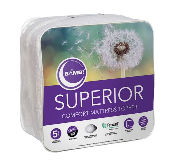 Bambi Superior Comfort Mattress Topper - Mattress & Pillow ScienceToppers