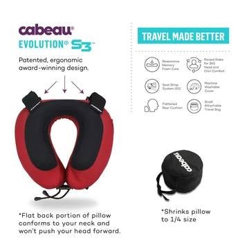 Cabeau Evolution S3 Travel Pillow - Mattress & Pillow SciencePillows