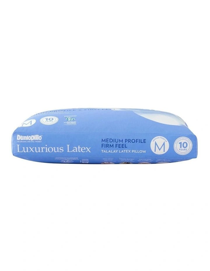 Dunlopillo Luxurious Latex Classic Medium Profile & Firm Feel Pillow - Mattress & Pillow SciencePillows
