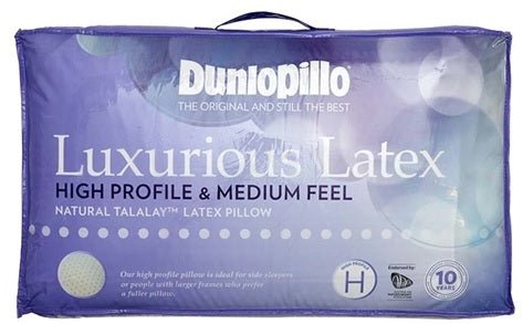 Dunlopillo Luxurious Latex High Profile - Medium Feel - Mattress & Pillow SciencePillows