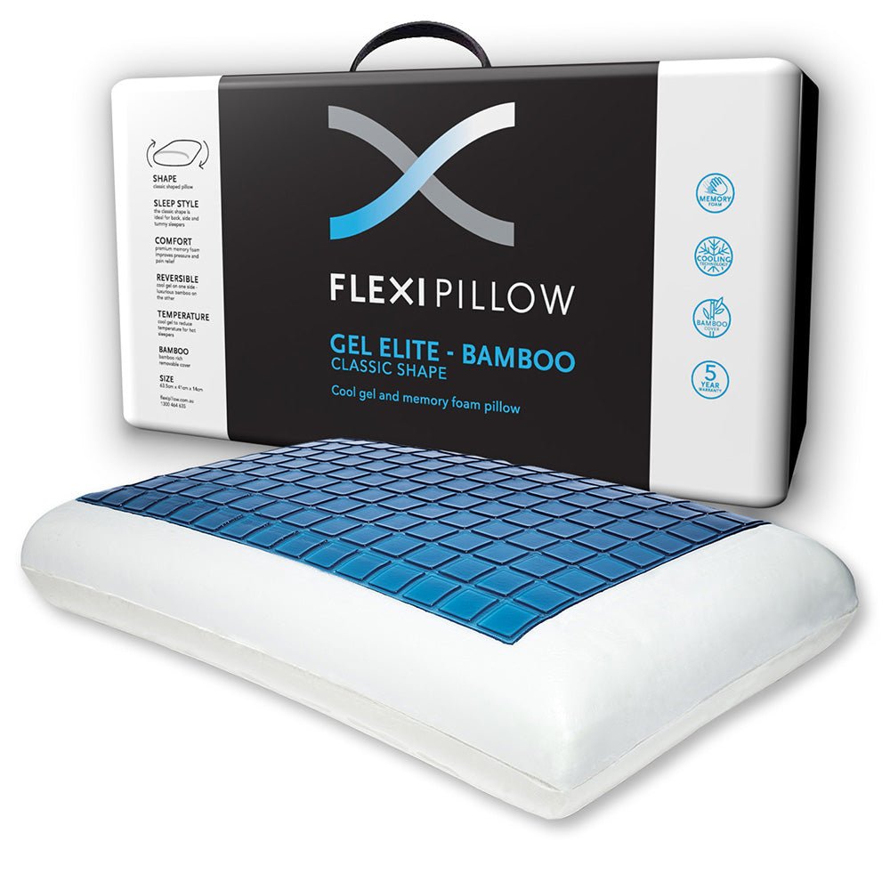 Flexi Pillow - Gel Classic With Bamboo - Mattress & Pillow SciencePillows