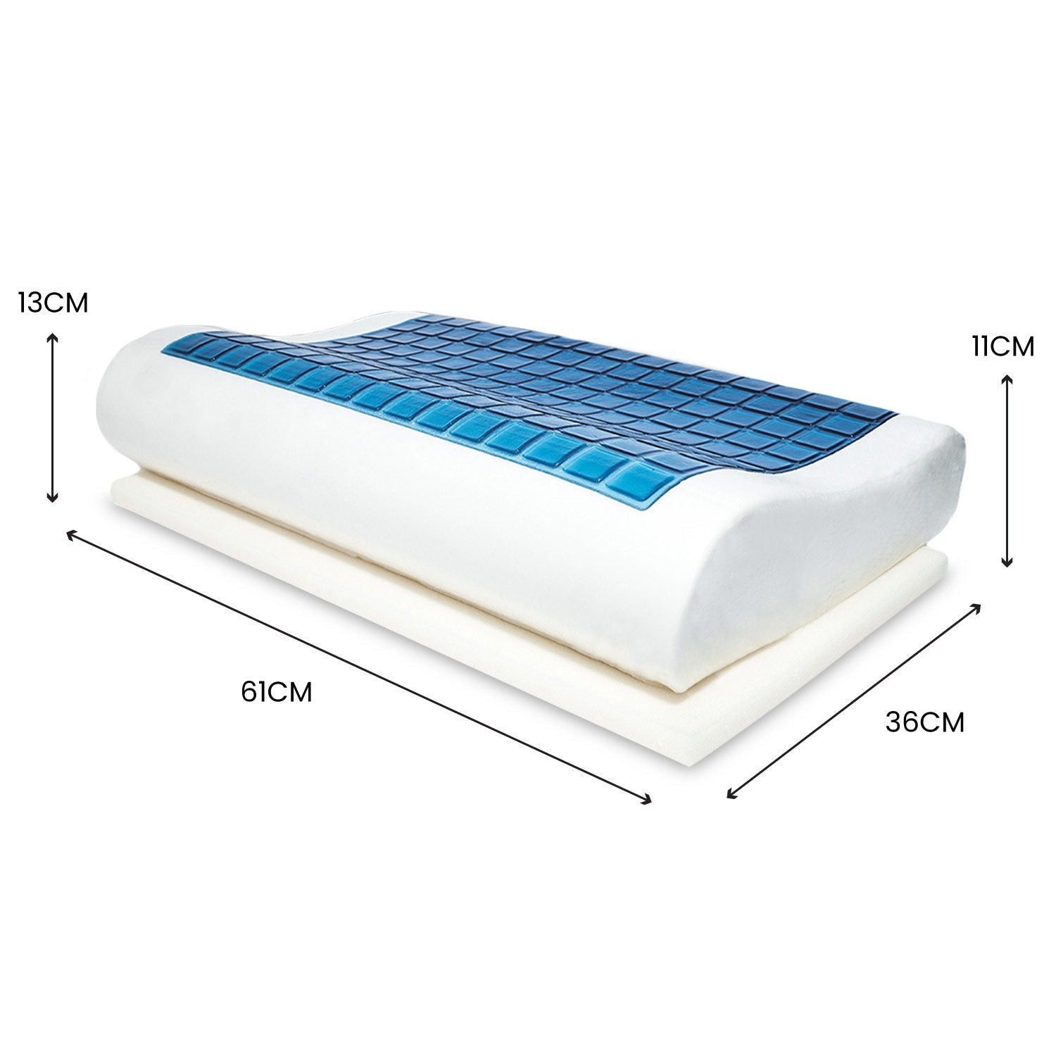 Flexi Pillow - Gel Contour With Bamboo - Mattress & Pillow SciencePillows
