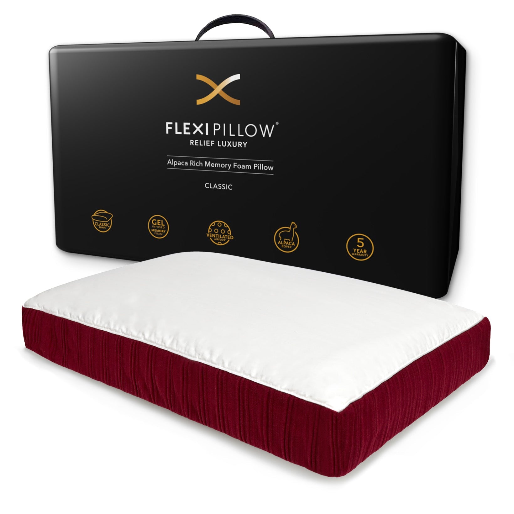 Flexi Pillow Relief Luxury Traditional Pillow - Mattress & Pillow SciencePillows