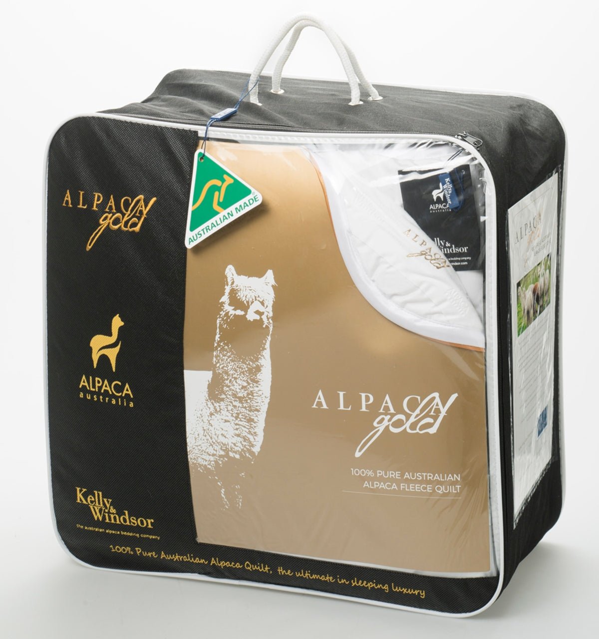 Kelly & Windsor 100% Alpaca Gold 600 GSM Quilt - Mattress & Pillow ScienceQuilts & Doonas