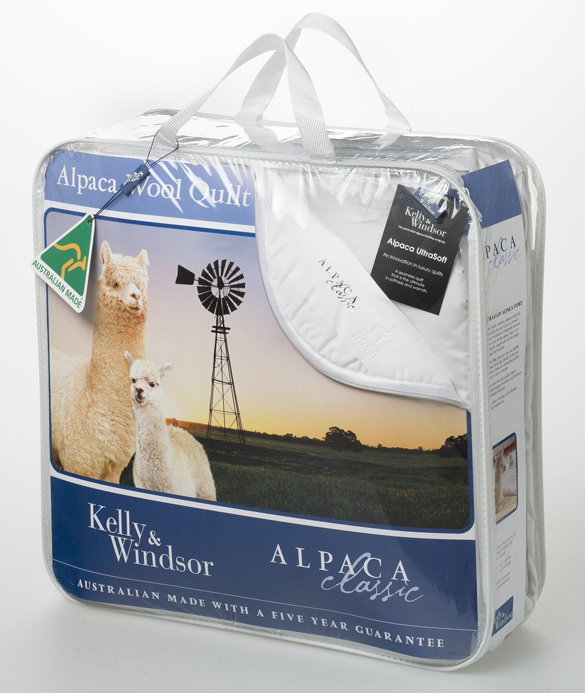 Kelly & Windsor Alpaca & Wool Classic 300 GSM Quilt - Mattress & Pillow ScienceQuilts & Doonas