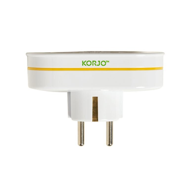 Korjo DOUBLE ADAPTOR - EUROPE - Mattress & Pillow ScienceTravel