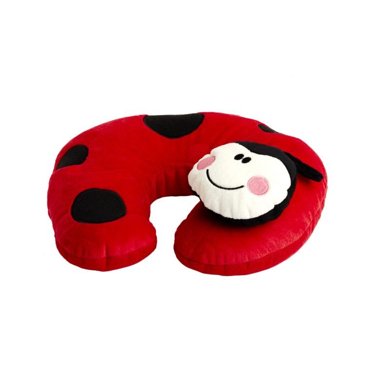 Korjo SQUINCHY PILLOW KIDS LADYBUG - Mattress & Pillow ScienceTravel