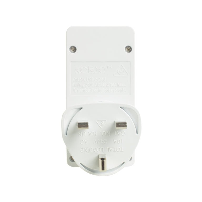 Korjo USB & POWER ADAPTOR - HOME & UK - Mattress & Pillow ScienceTravel