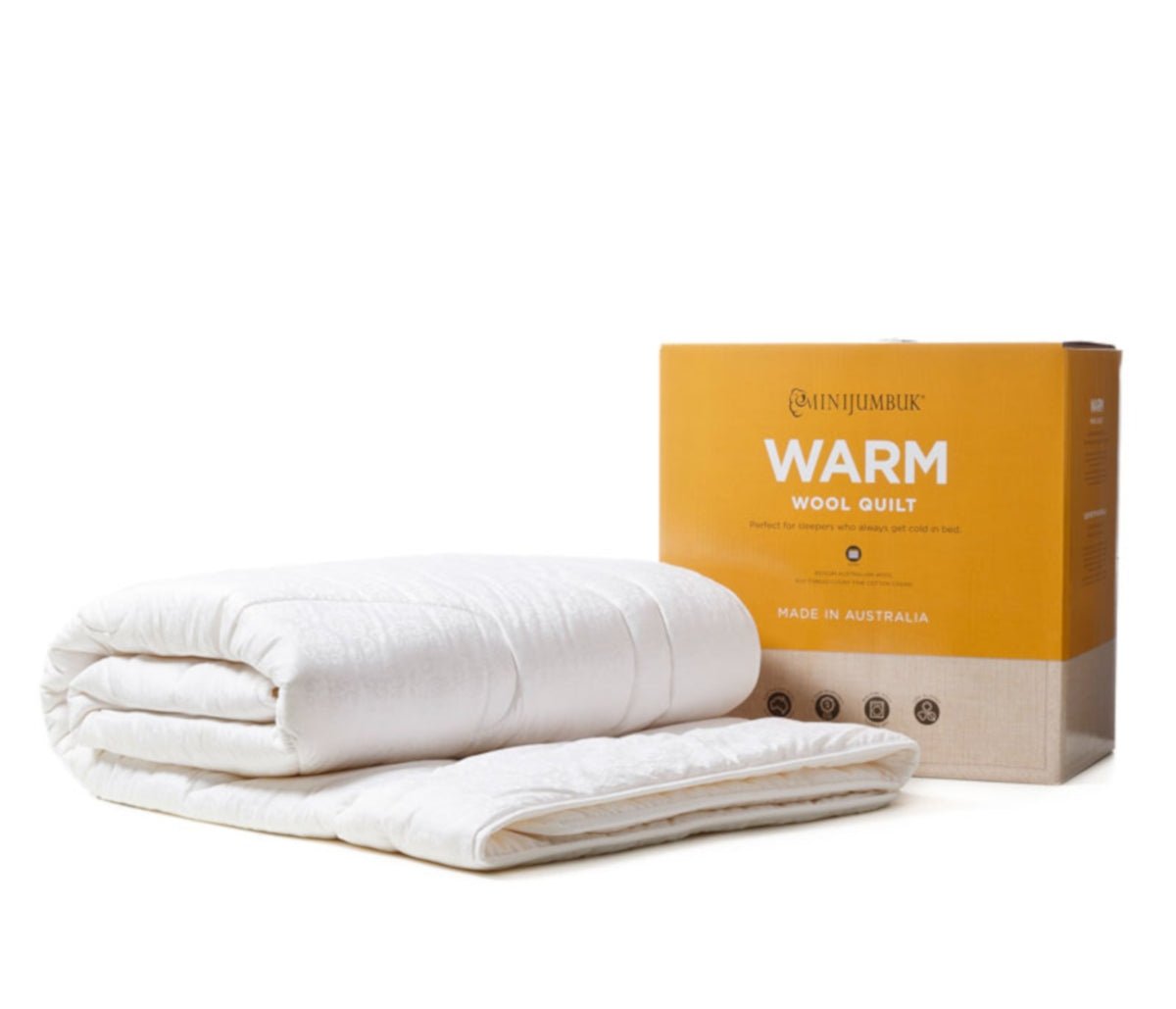 MiniJumbuk Warm Wool Quilt - Mattress & Pillow ScienceQuilts & Doonas