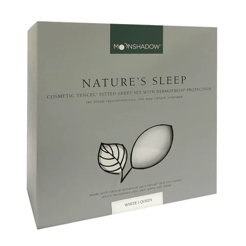 Natures Sleep - White Waterproof Sheet Set - Mattress & Pillow ScienceProtection