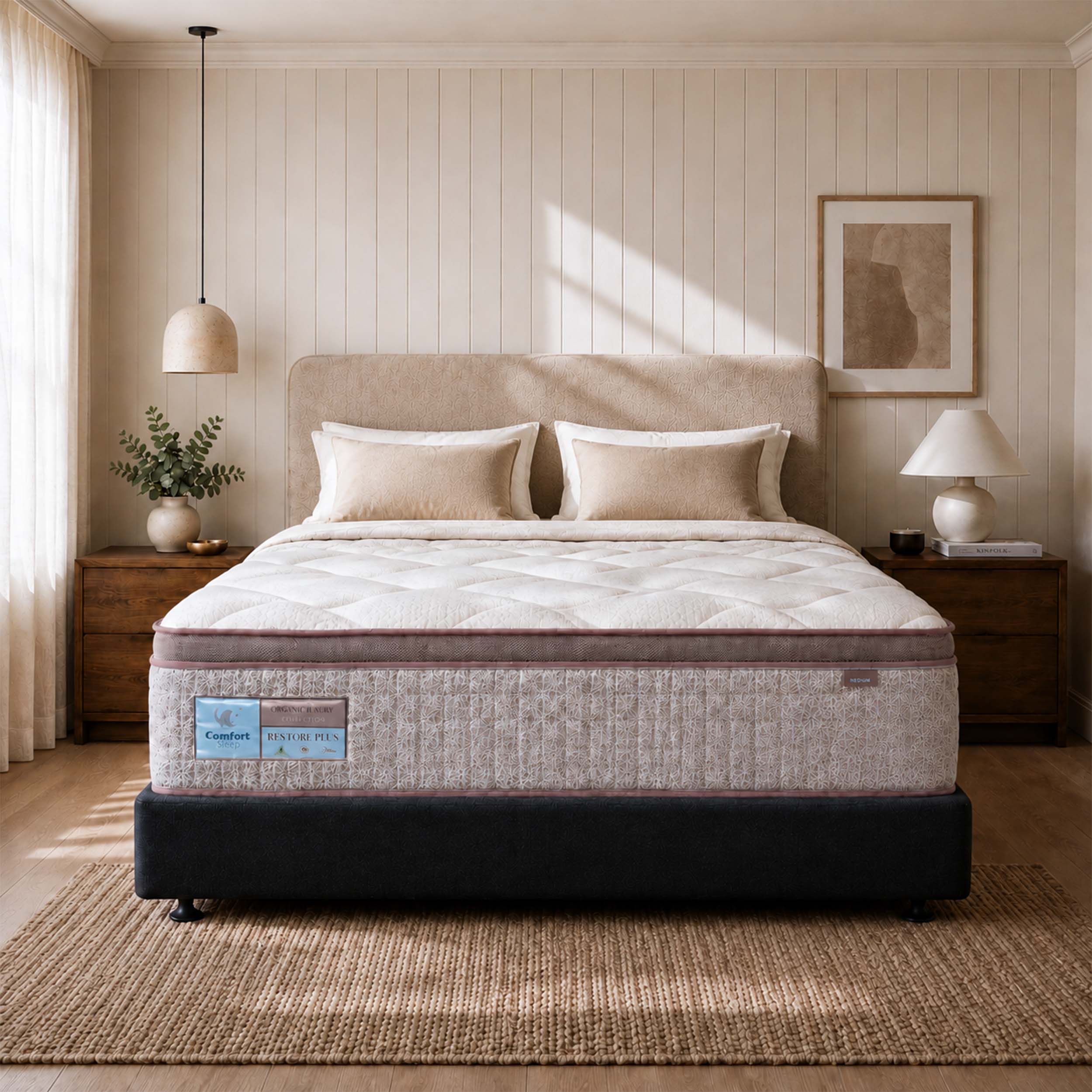 Organic Luxury Restore Plus Pocket Spring Mattress Medium - Mattress & Pillow ScienceMattresses