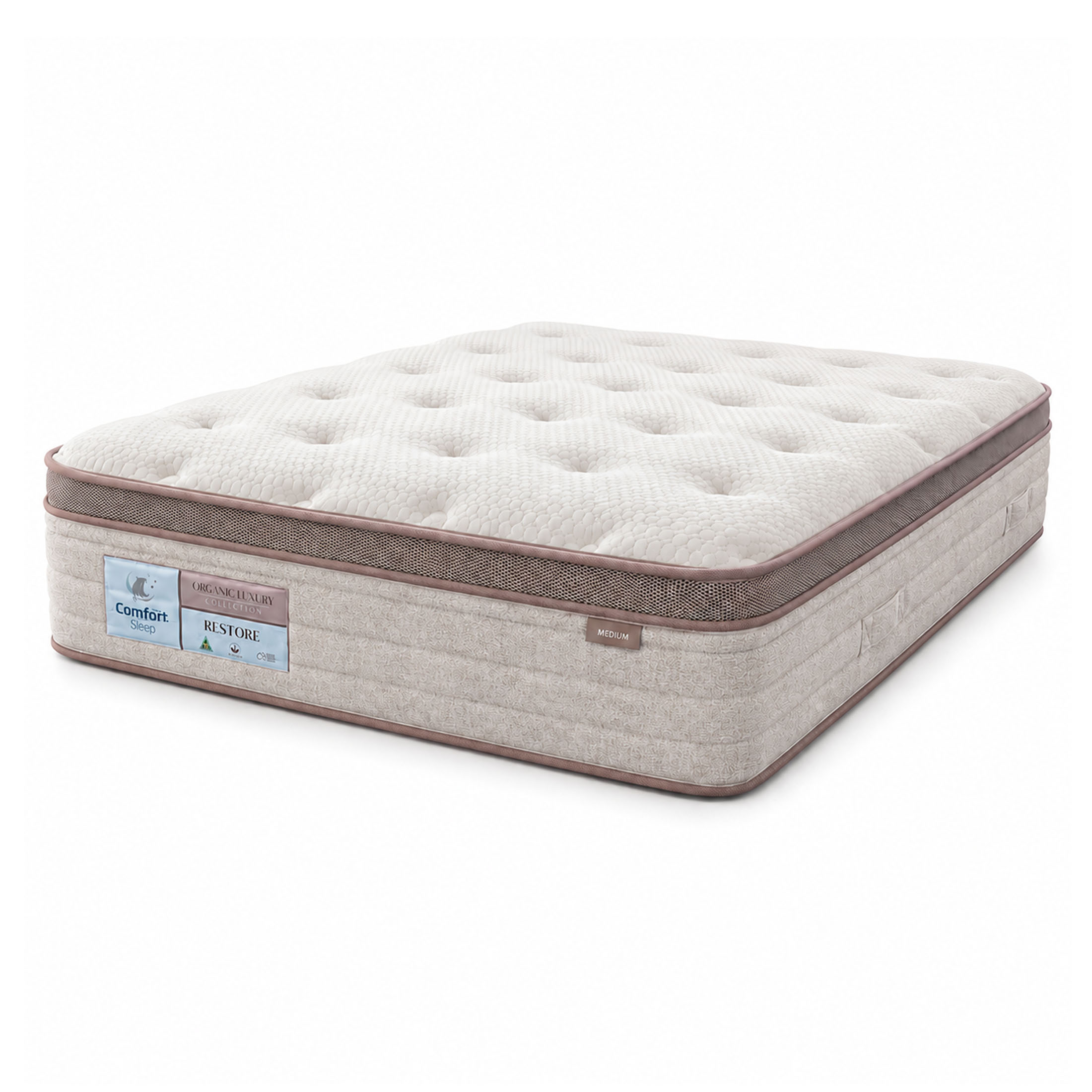 Organic Luxury Restore Pocket Spring Mattress - Medium - Mattress & Pillow ScienceMattresses