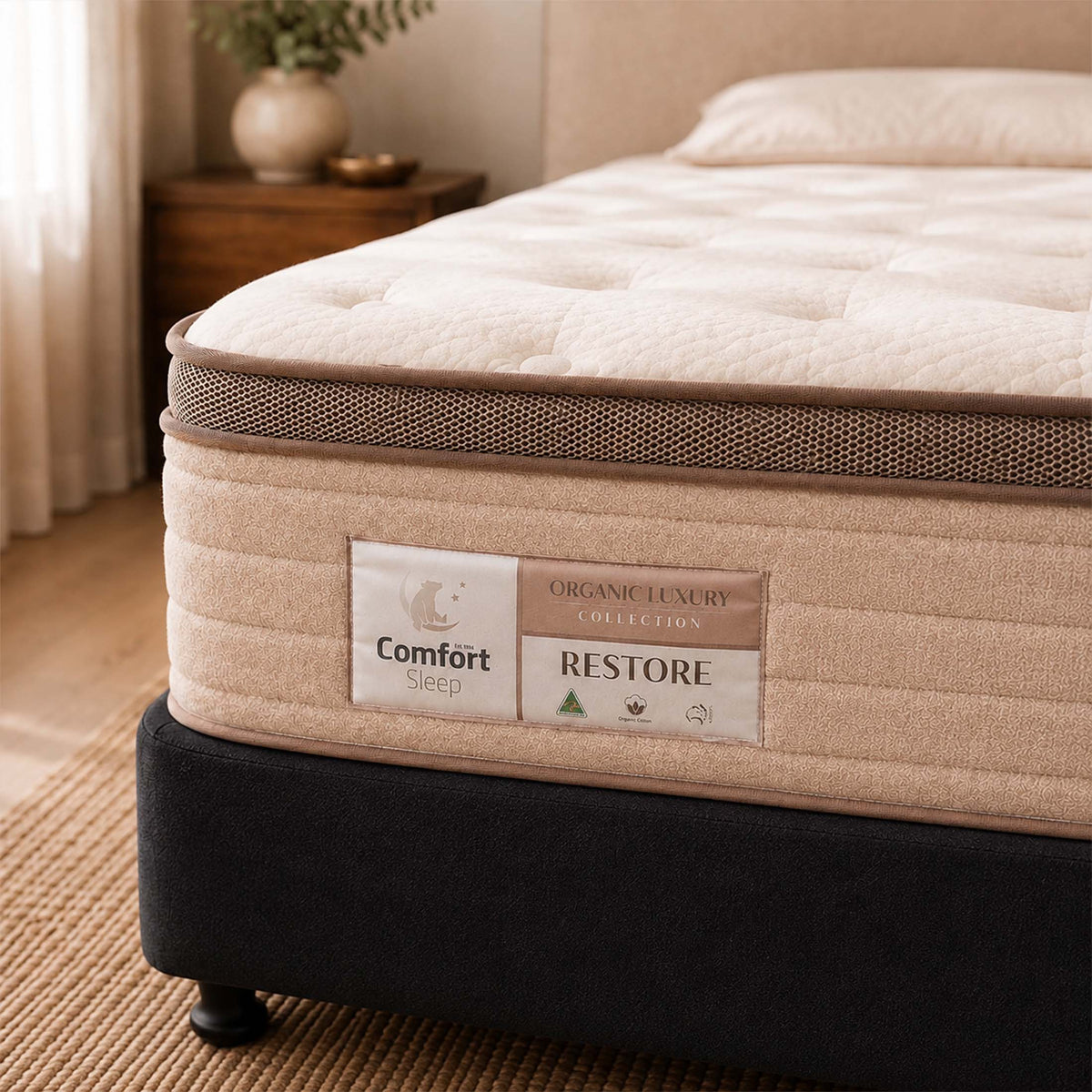 Organic Luxury Restore Pocket Spring Mattress - Medium - Mattress & Pillow ScienceMattresses