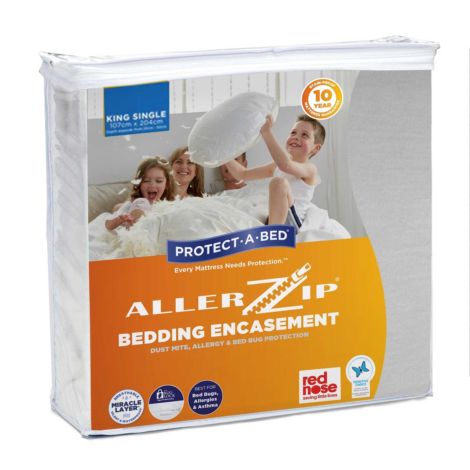 Protect - A - Bed Allerzip Mattress Protector - Mattress & Pillow ScienceProtection
