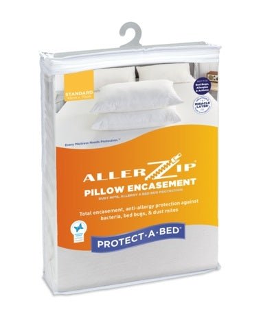 Protect-A-Bed Allerzip Pillow Protector - Mattress & Pillow ScienceProtection