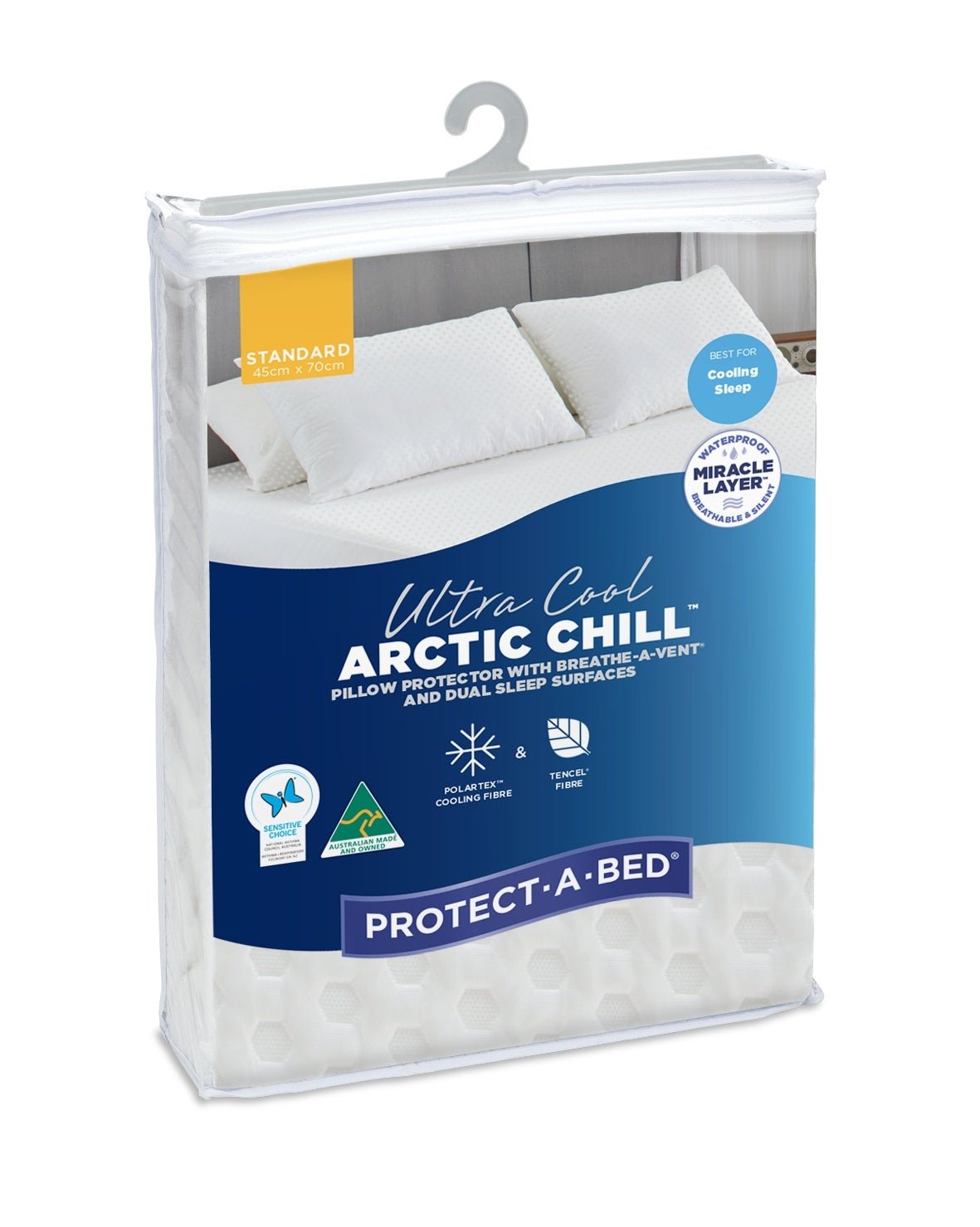 Protect-a-Bed Arctic Chill Pillow Protector - Mattress & Pillow ScienceProtection