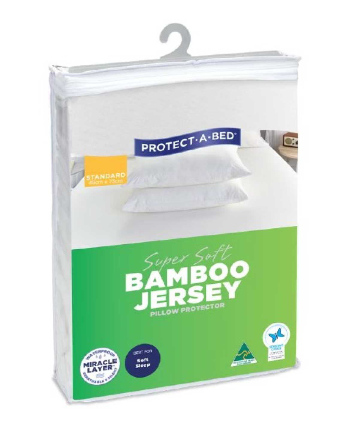 Protect-A-Bed Bamboo Jersey Pillow Protector - Mattress & Pillow ScienceProtection