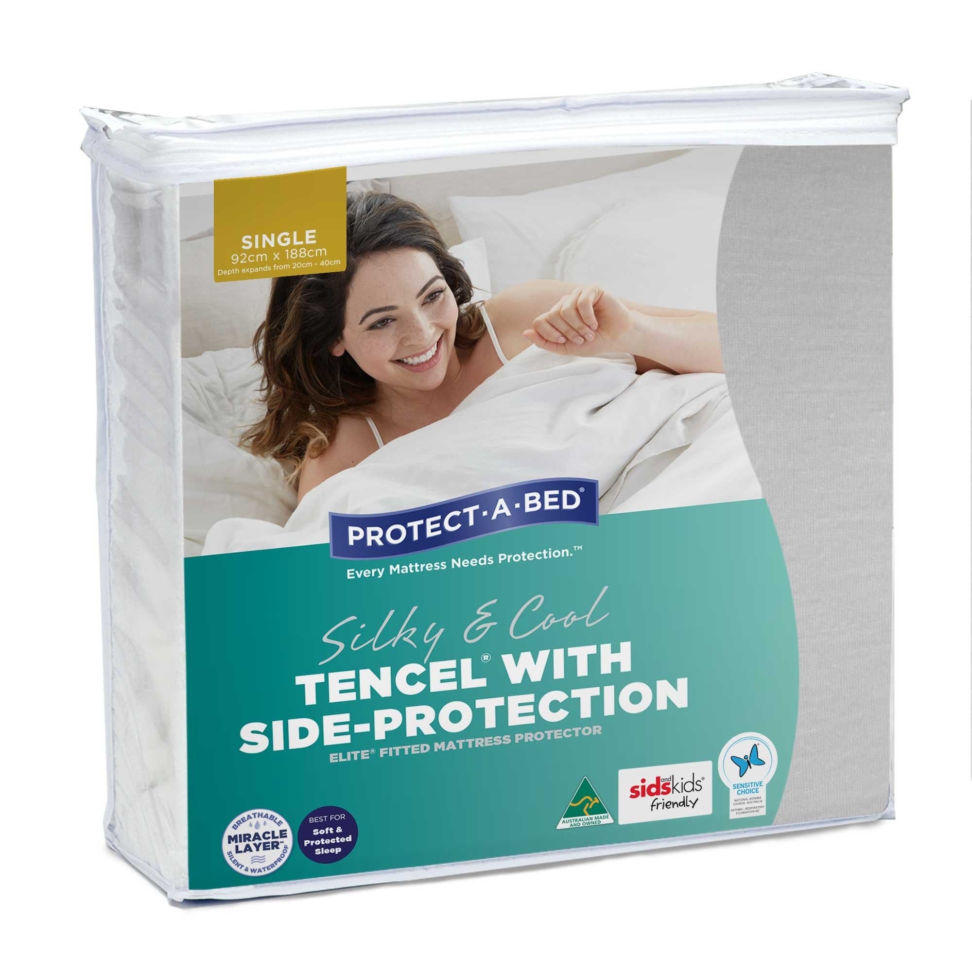 Protect-A-Bed Tencel Elite Mattress Protector - Mattress & Pillow ScienceProtection