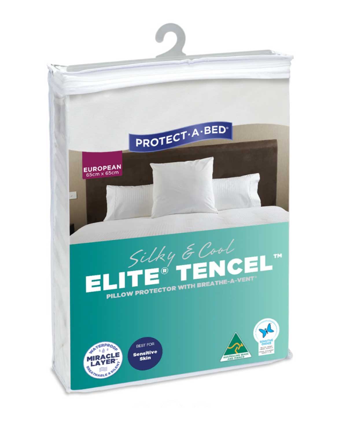 Protect-A-Bed Tencel Elite Pillow Protector - Mattress & Pillow ScienceProtection