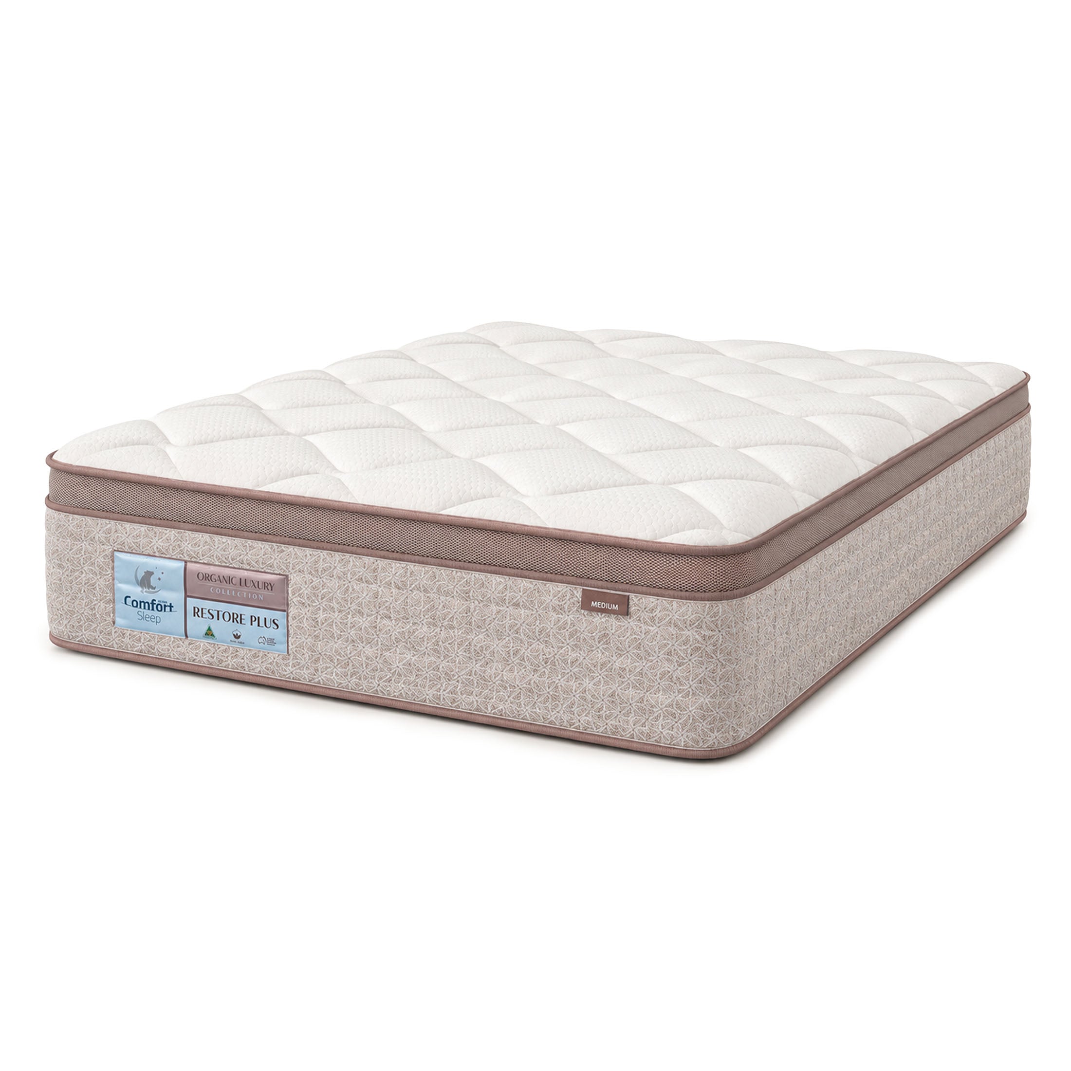 Organic Luxury Restore Plus Pocket Spring Mattress Firm
