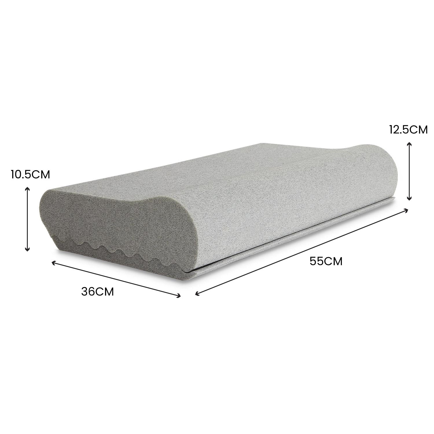 Somna Medica Graphite Infused Gentle Contour Adjustable Pillow - Mattress & Pillow SciencePillows