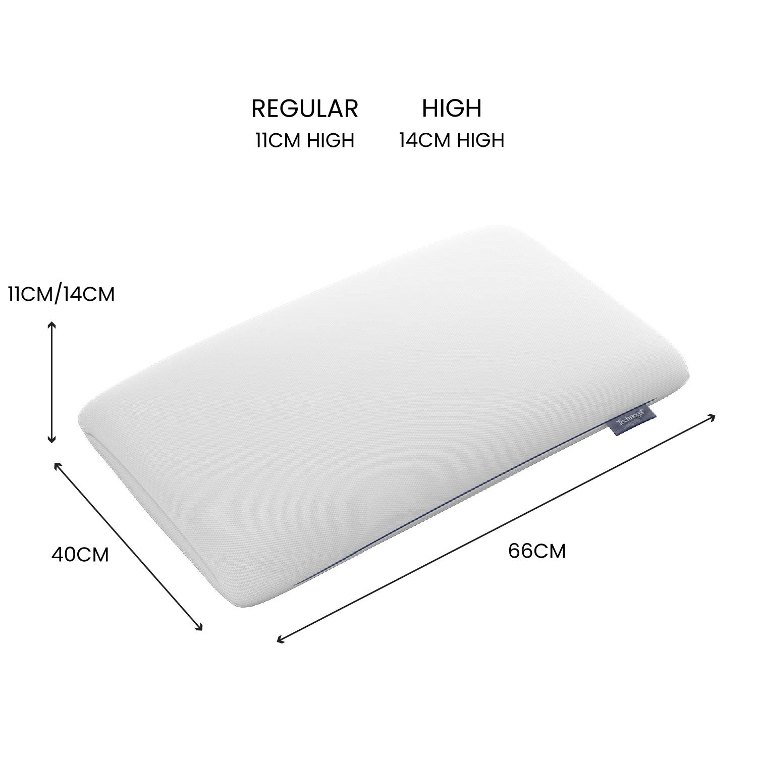 Technogel® Pixel Traditional Pillow - Mattress & Pillow SciencePillows